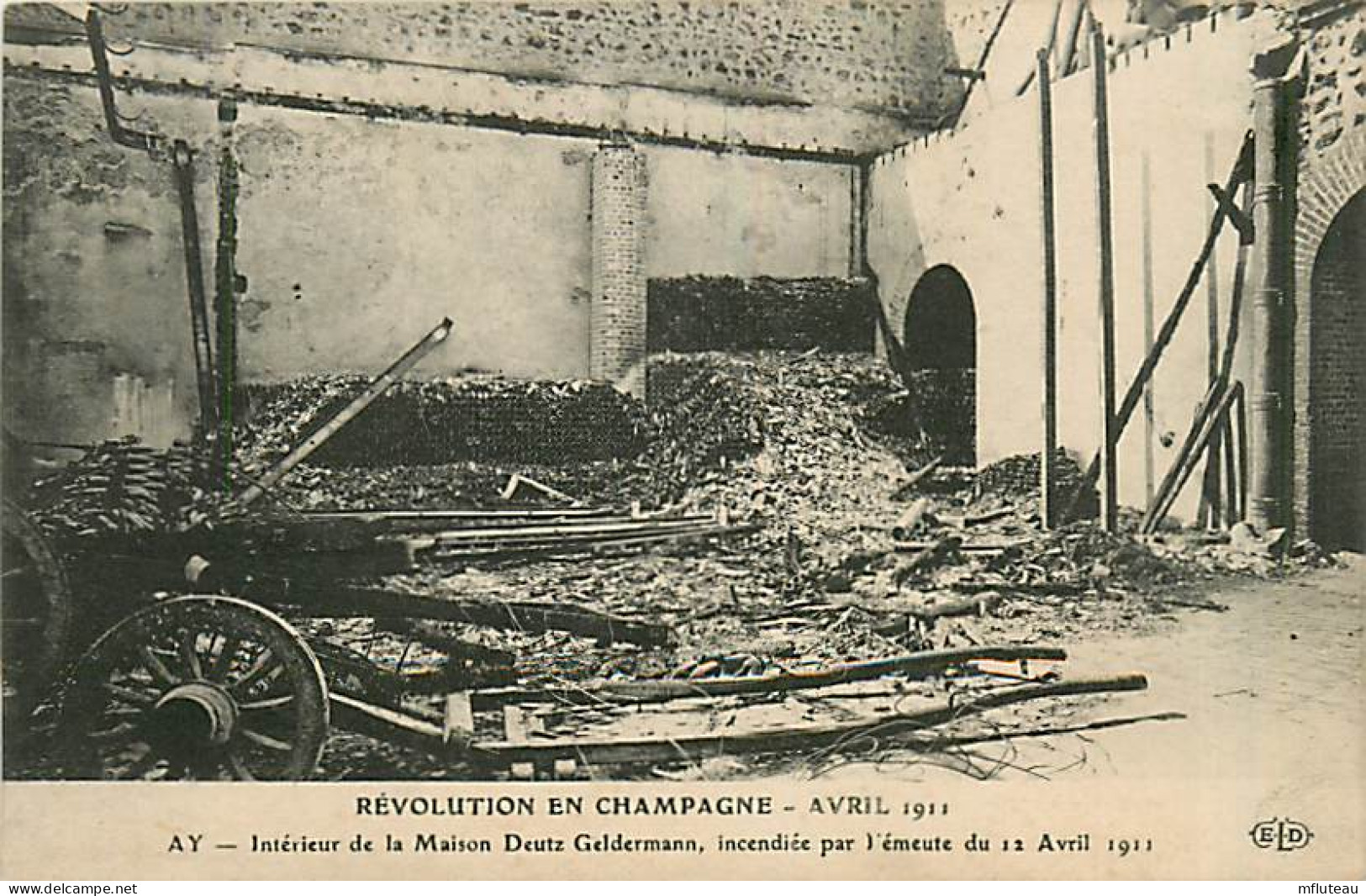 51* AY Emeute Avril 1911     MA86,1192 - Ay En Champagne