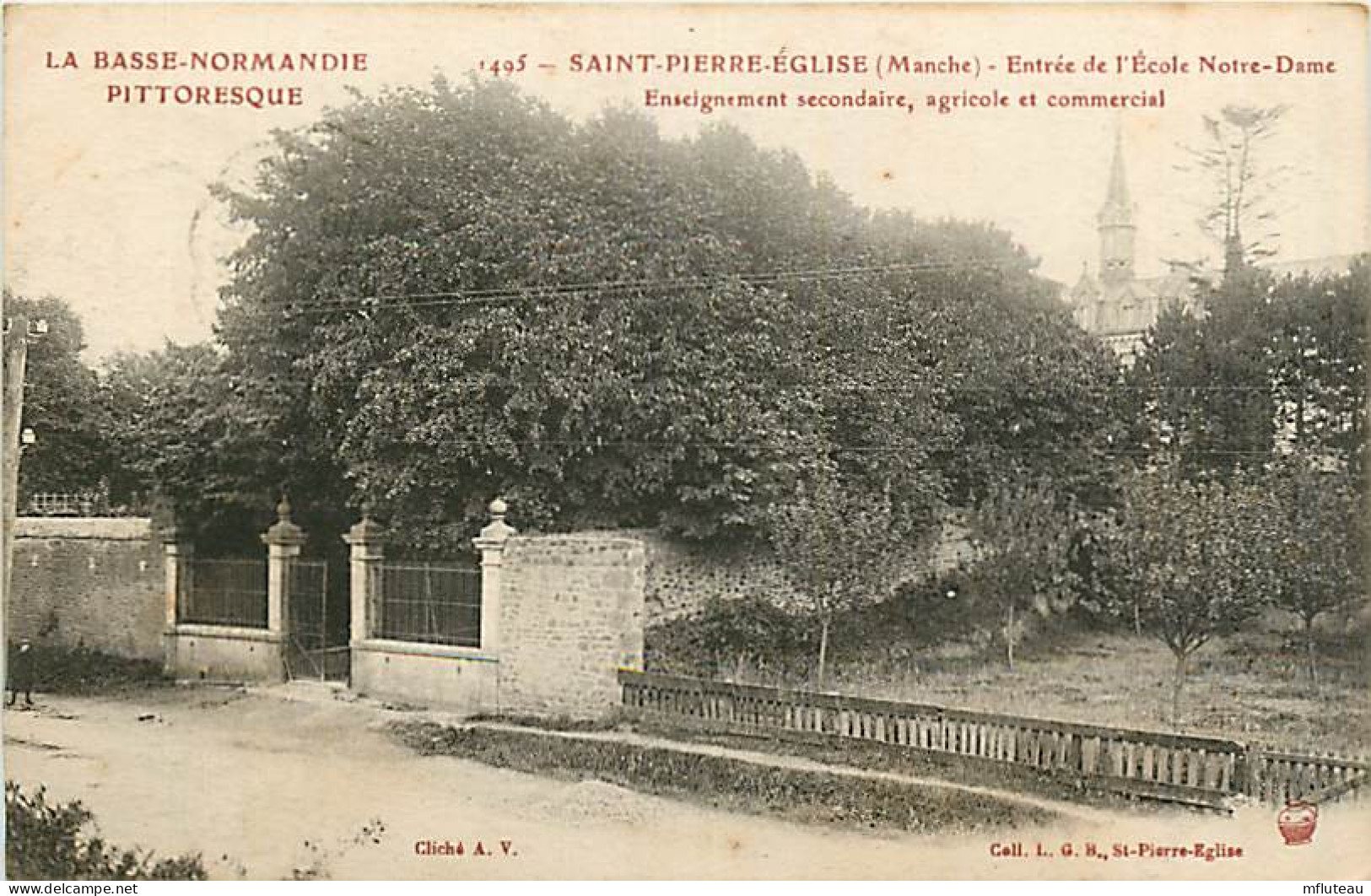 50* ST PIERRE EGLISE Ecole N.dame      MA86,0921 - Saint Pierre Eglise