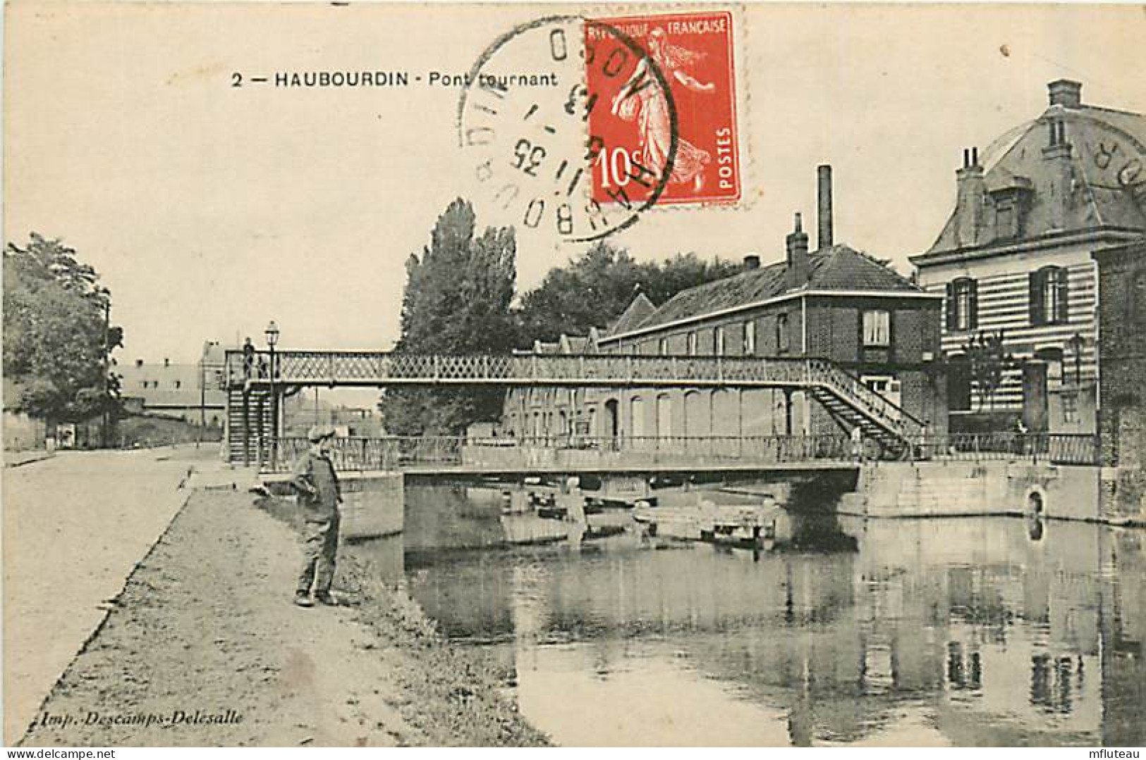 59* HAUBOURDIN  Pont Tournant           MA87,0463 - Haubourdin