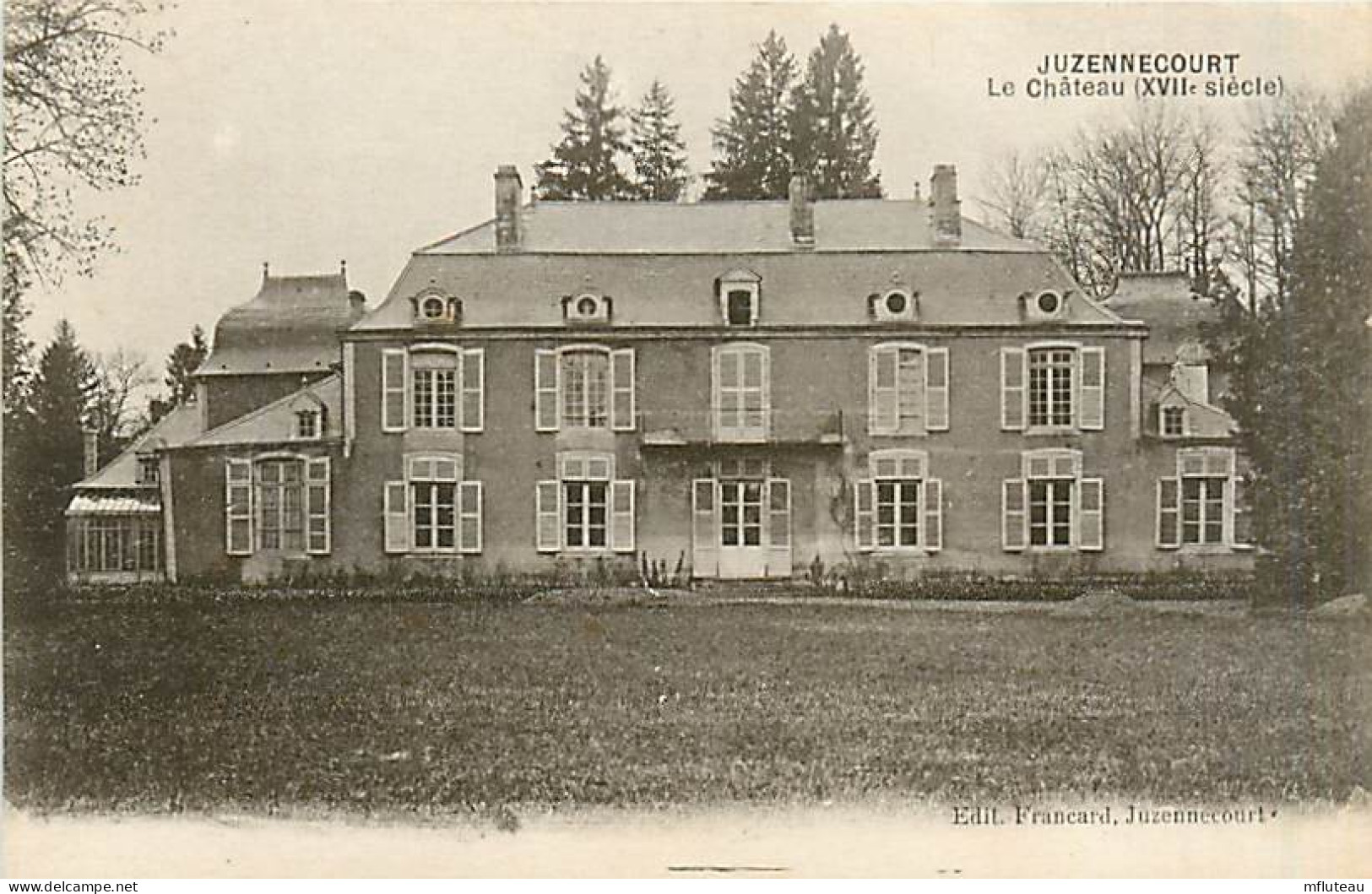 52* JUZENNECOURT  Château  MA86,1411 - Juzennecourt