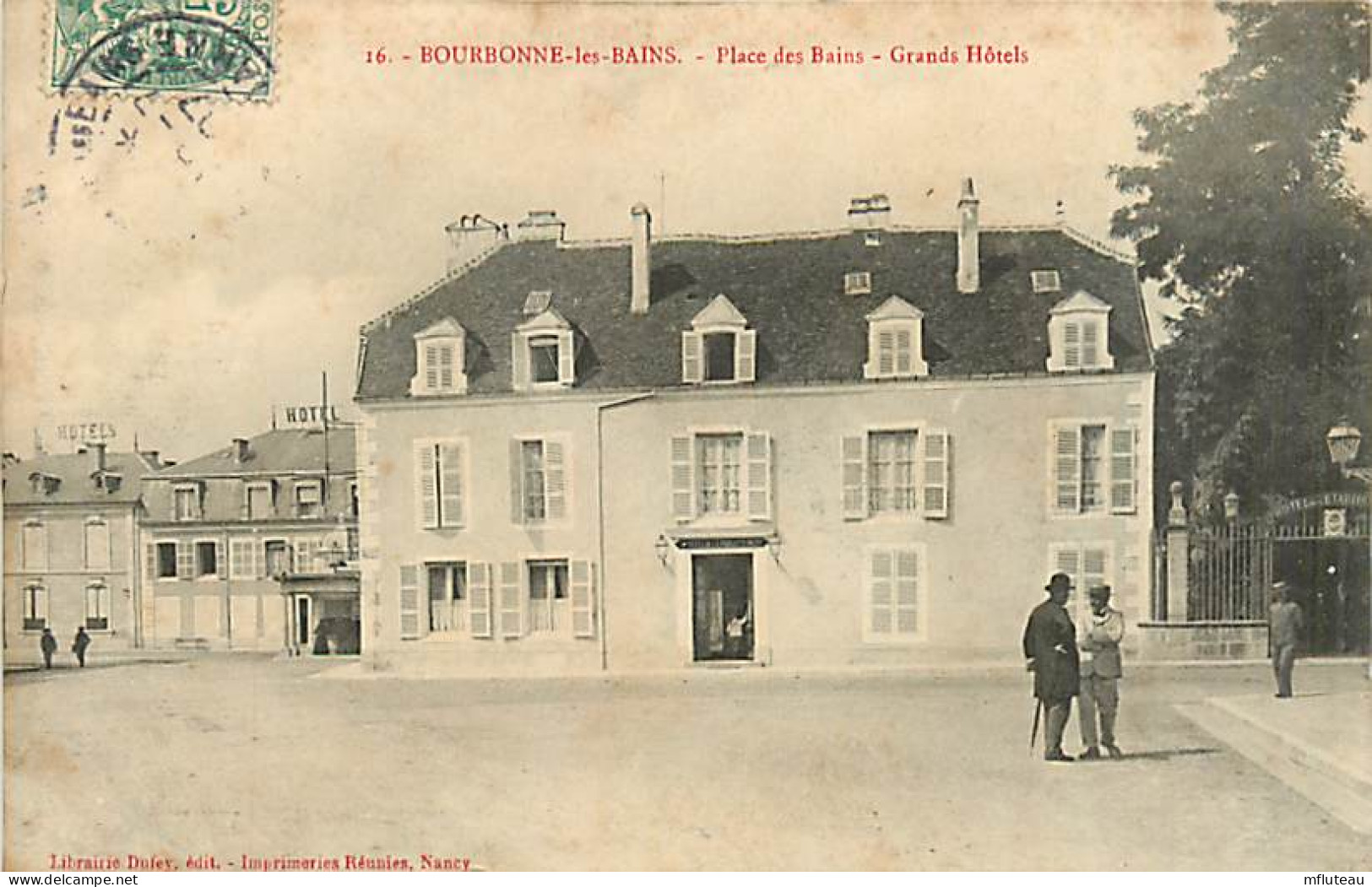 52* BOURBONNE LES BAINS  Place Des Bains     MA86,1374 - Bourbonne Les Bains