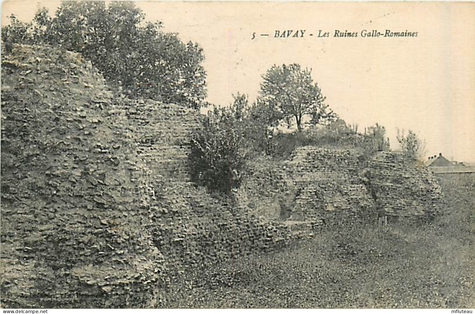 59* BAVAY Ruines             MA87,0614 - Bavay