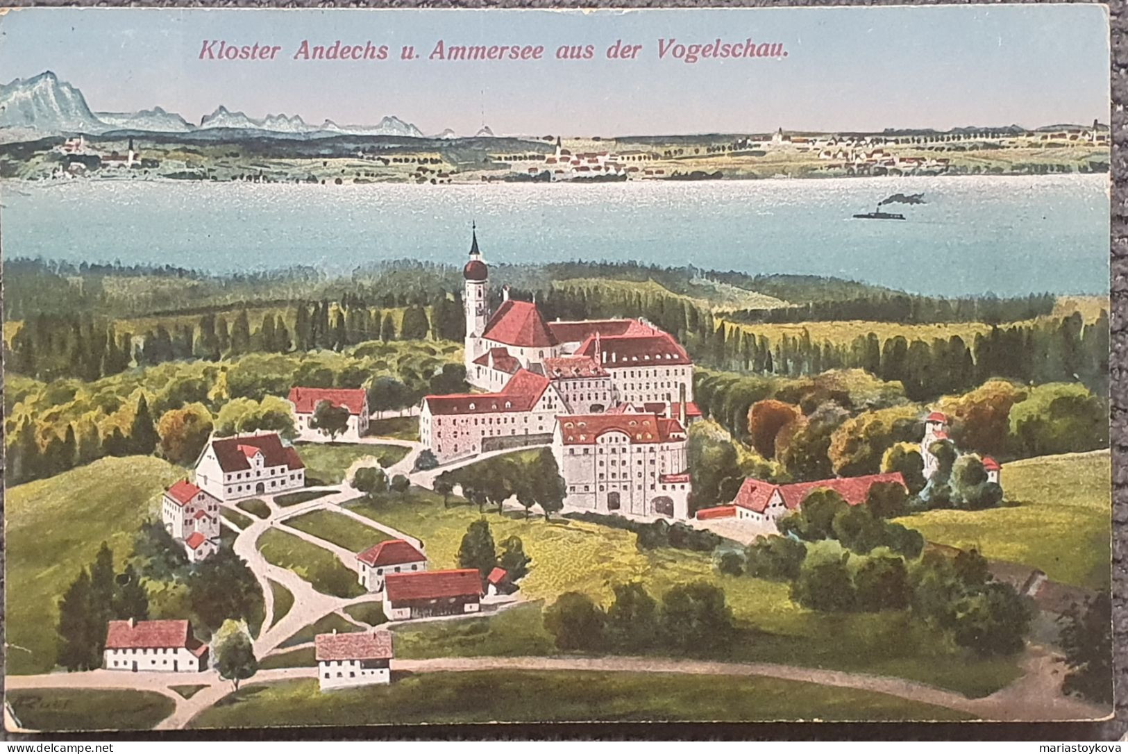 Bayern. Kloster Andechs Und Amersee Aus Der Vogelschau. - Starnberg