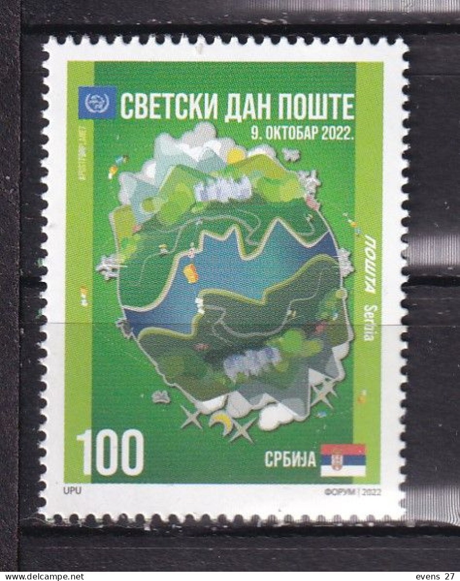 SERBIA-2022-WORLD POST DAY  --MNH. - Serbie