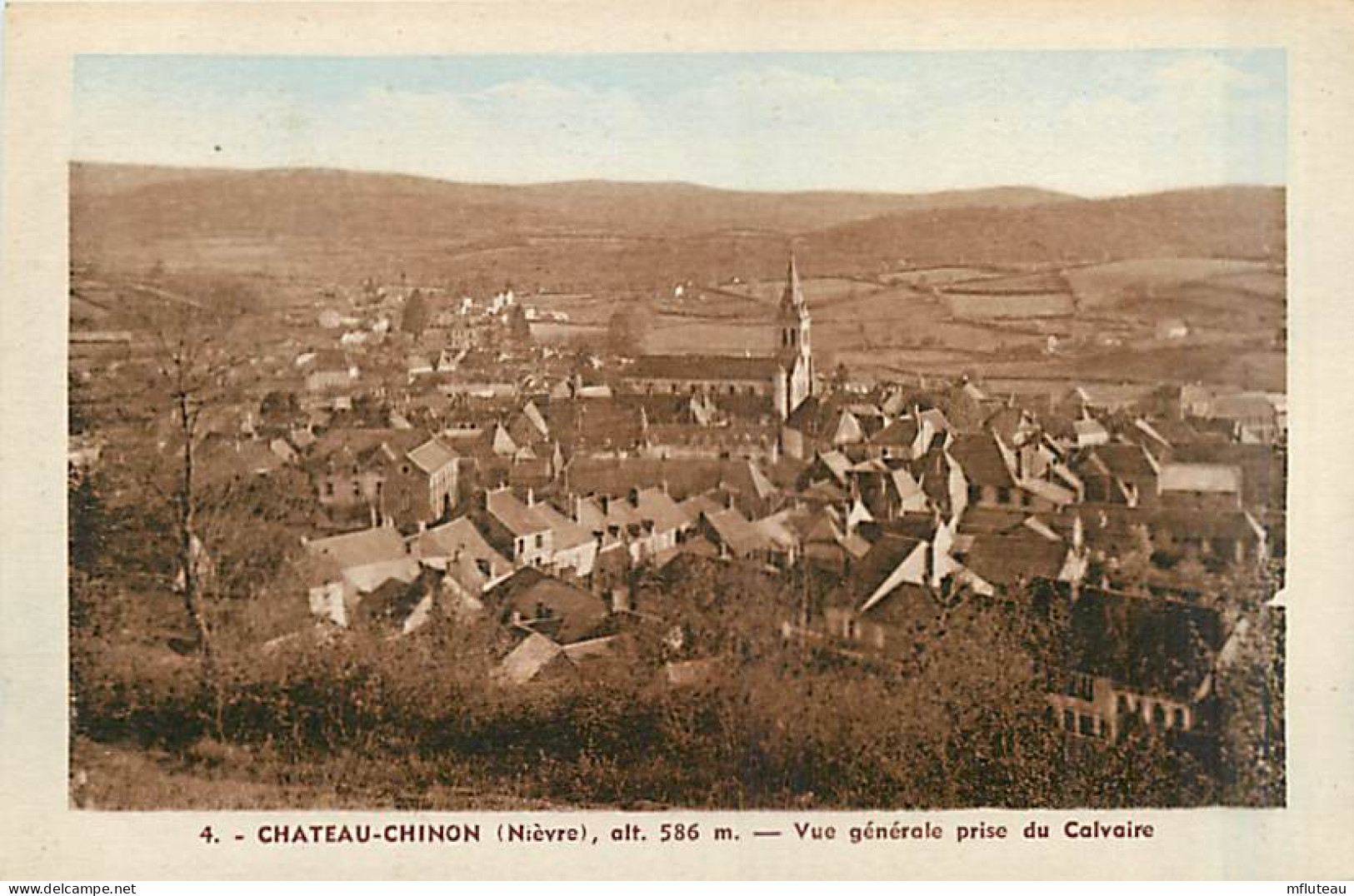 58* CHATEAU CHINON             MA87,1368 - Chateau Chinon