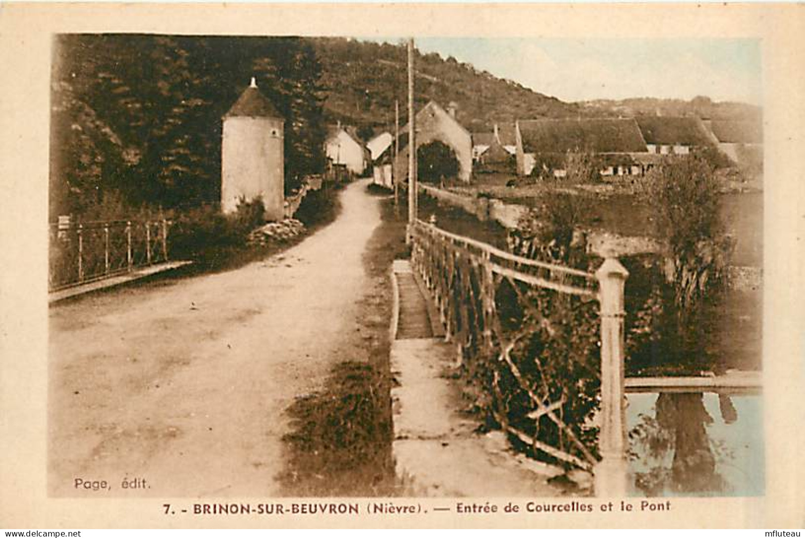 58* BRINON SUR BEUVRON  Pont              MA87,1352 - Brinon Sur Beuvron