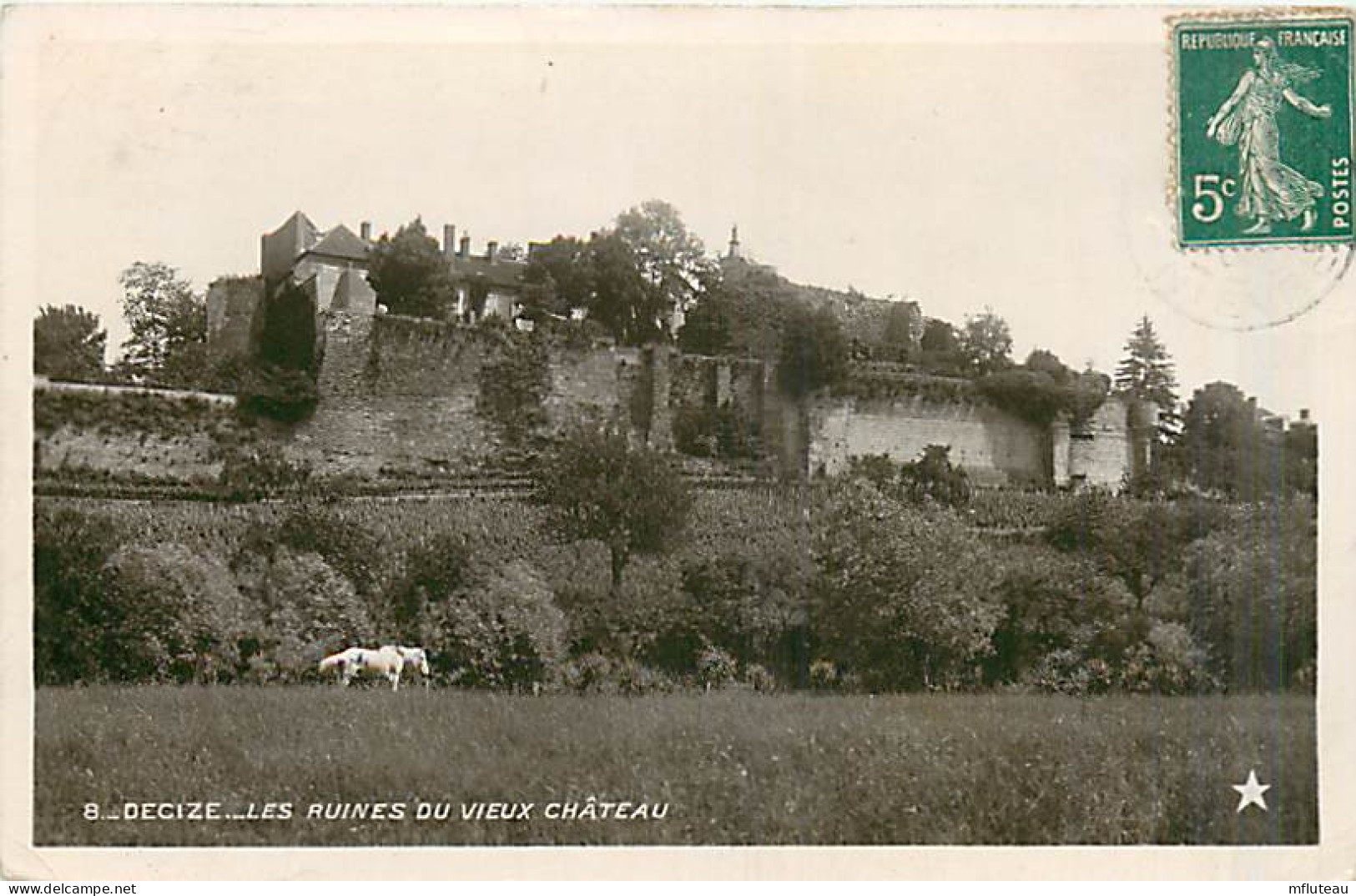 58* DECIZE Ruines Château             MA87,1339 - Decize