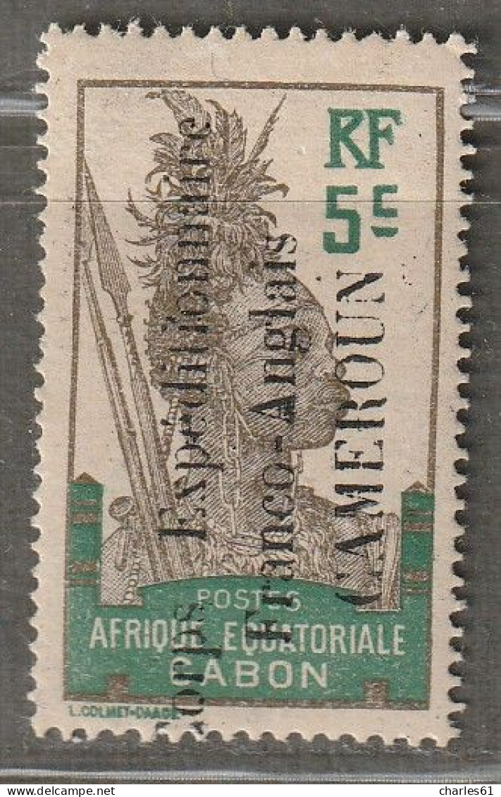 CAMEROUN - N°41 * (1915) 5c Gris-olive Et Vert - Corps Expéditionnaire - - Ungebraucht