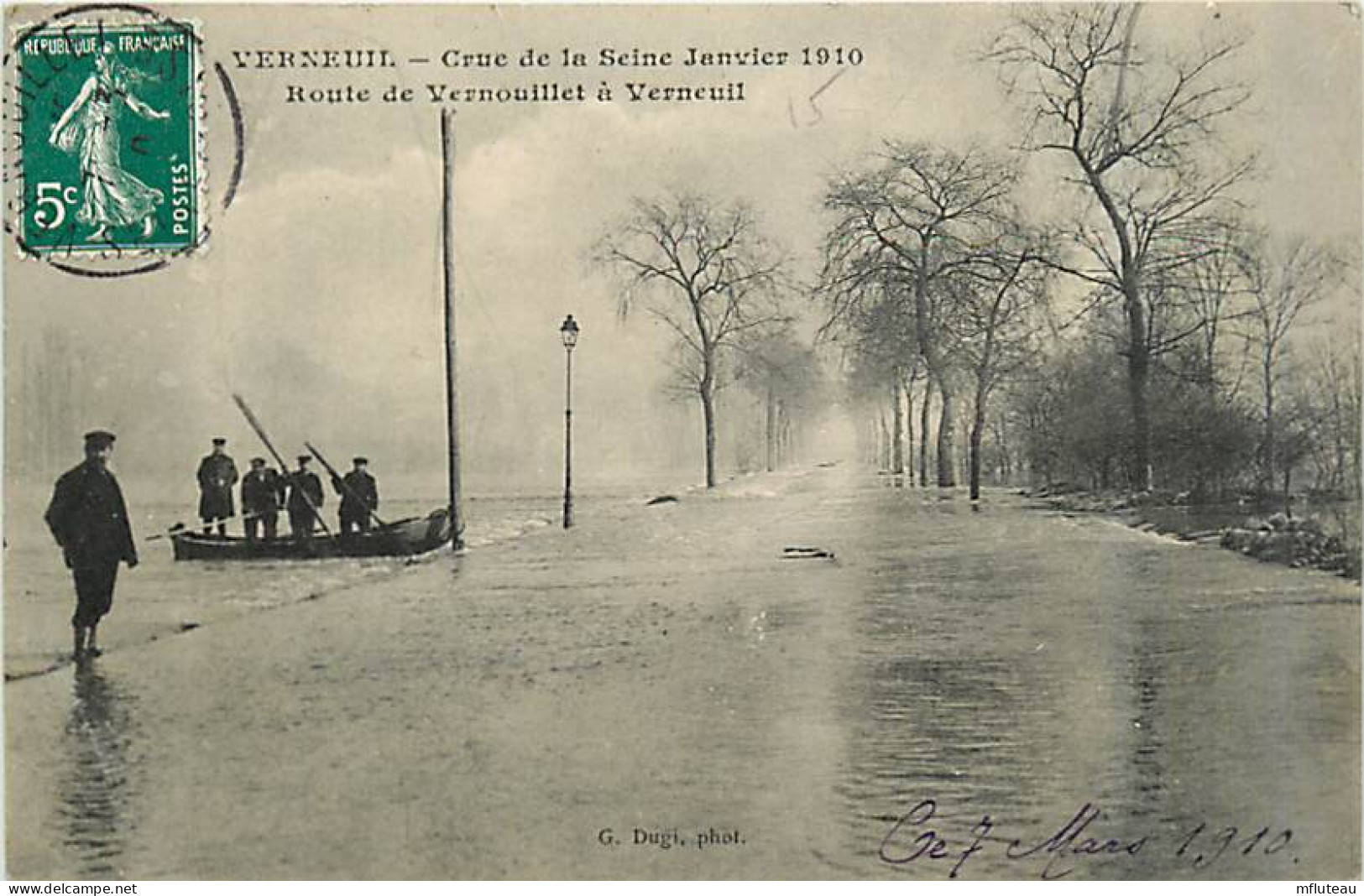 78* VERNEUIL Crues 1910                      MA89,0307 - Verneuil Sur Seine