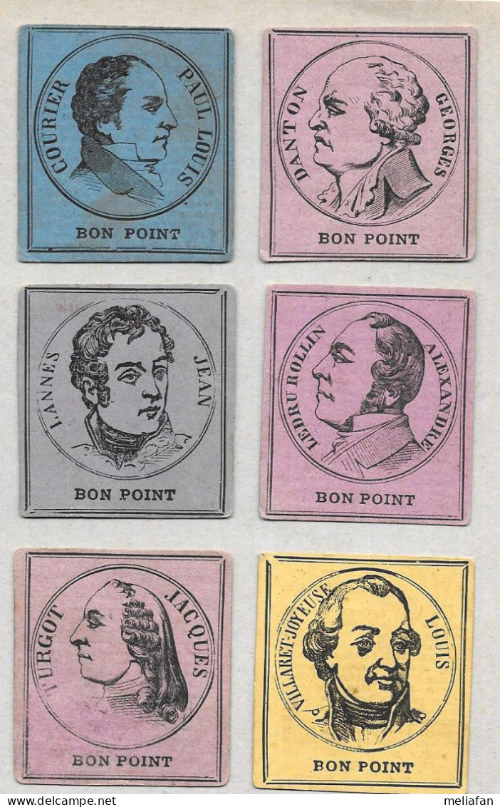 KB484 - BONS POINTS ECOLE LAIQUE - CUVIER - LANNES - TURGOT - DANTON - LEDRU ROLLIN - VILLARET JOYEUSE - Diplomas Y Calificaciones Escolares