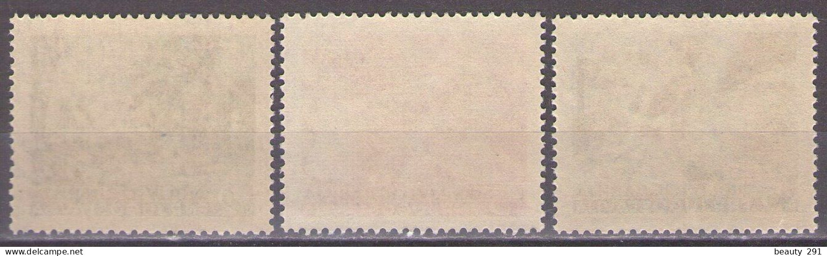 Yugoslavia 1950 - Highway Zagreb-Beograd, Mi 598-600 - MNH**VF - Nuevos