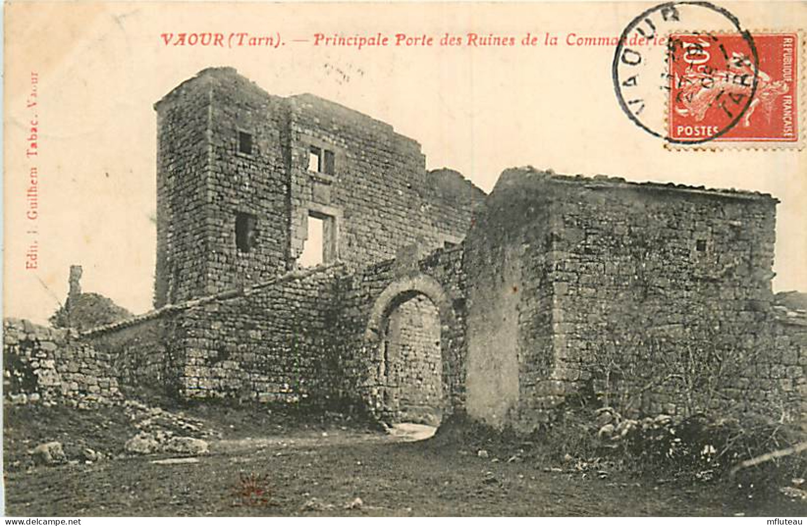 81* VAOURT  Ruines                        MA89,1235 - Vaour