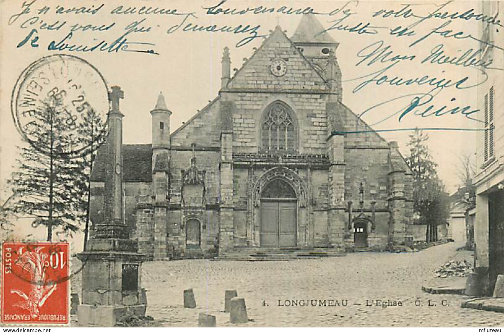 91* LONGJUMEAU  Eglise                        MA89,0919 - Longjumeau