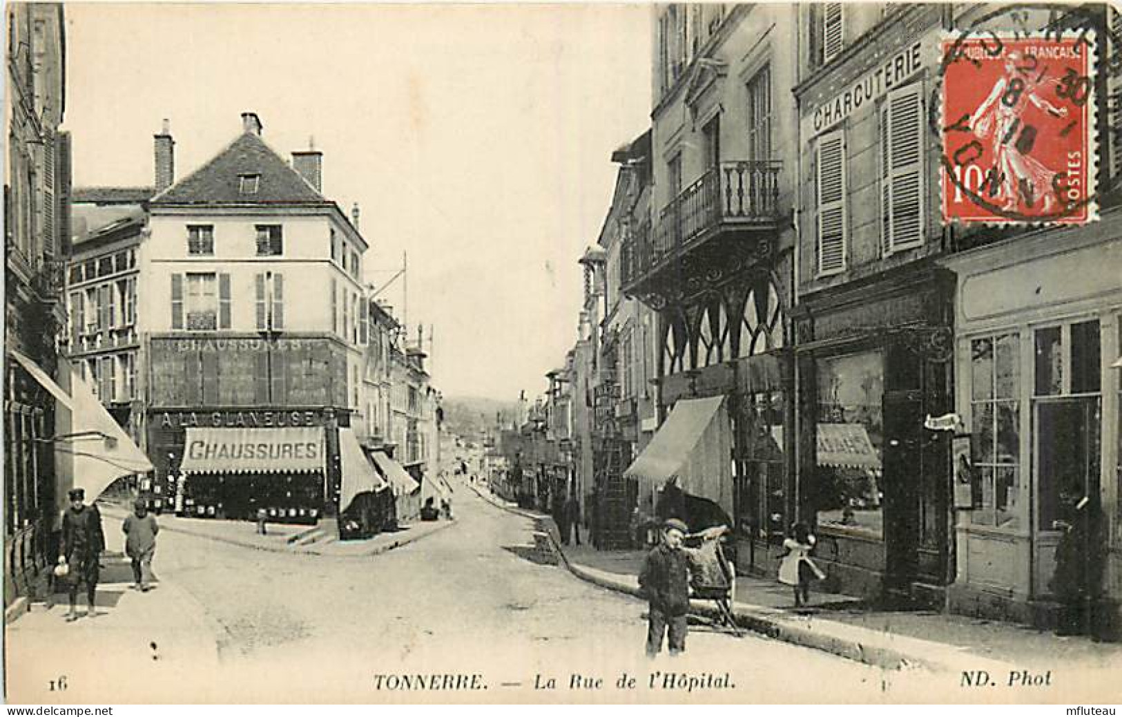 89* TONNERRE Rue De L Hopital                        MA89,0894 - Tonnerre