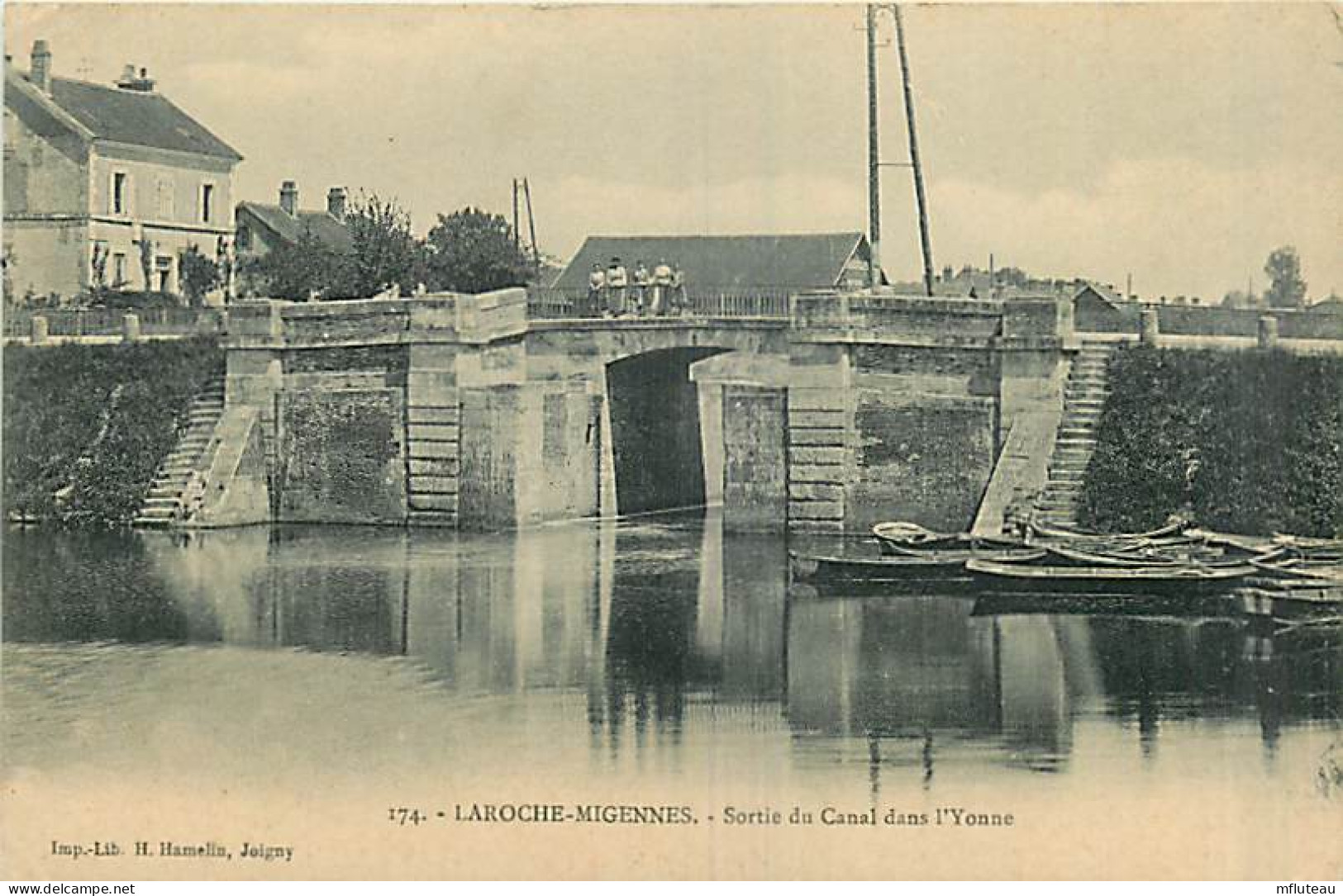 89* LAROCHE -  MIGENNES  Canal                       MA89,0881 - Laroche Saint Cydroine