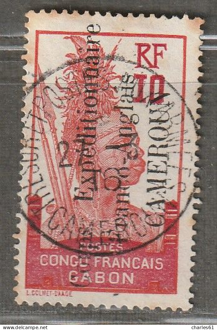 CAMEROUN - N°42 Obl (1915) 10c Rouge Et Carmin - Corps Expéditionnaire - Signé : Brun - Gebraucht