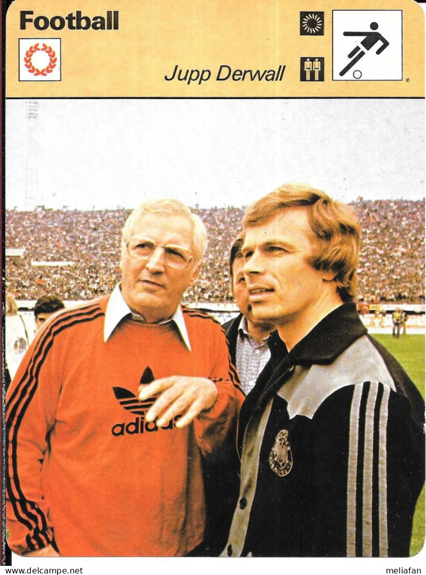 GF2226 - SPORTCASTER - FOOTBALL - JUPP DERWALL - DIETER BURDENSKI - JUPP HEYNKES - Trading-Karten