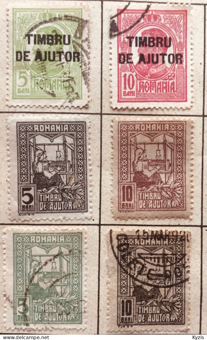 ROUMANIE - 1916, Timbres D’aides - BELLE SÉRIE - Revenue Stamps