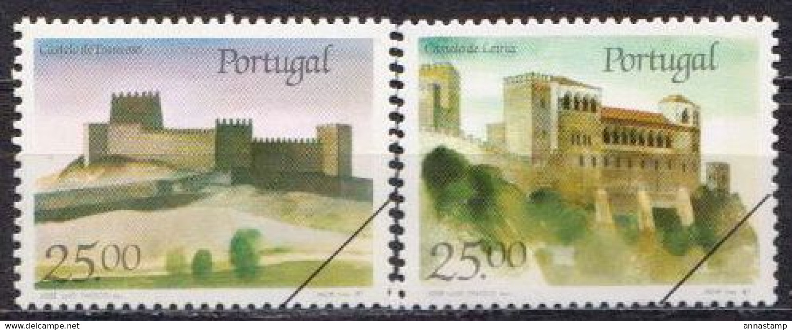 Portugal MNH Stamps, SPECIMEN - Castillos