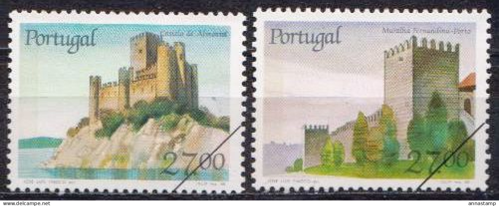 Portugal MNH Stamps, SPECIMEN - Castillos