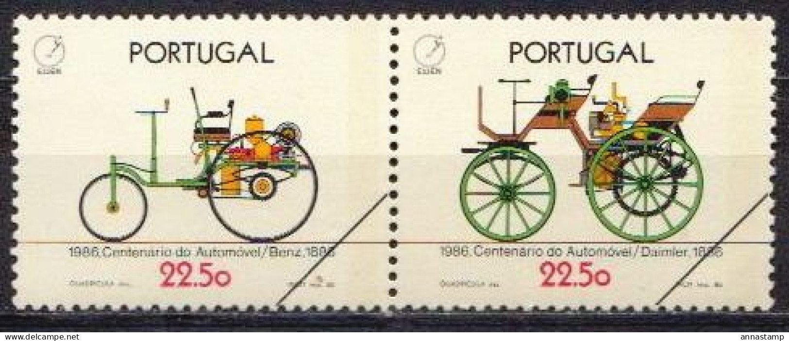 Portugal MNH Stamps, SPECIMEN - Cars