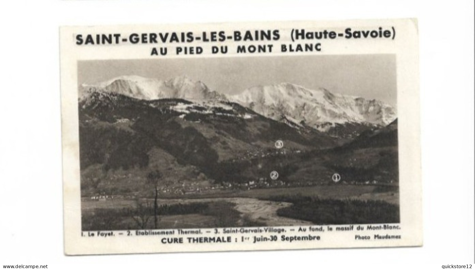 Saint-Gervais-les-nains (Haute-Savoie) Au Pied Du Mont Blanc  - 6726 - Non Classés