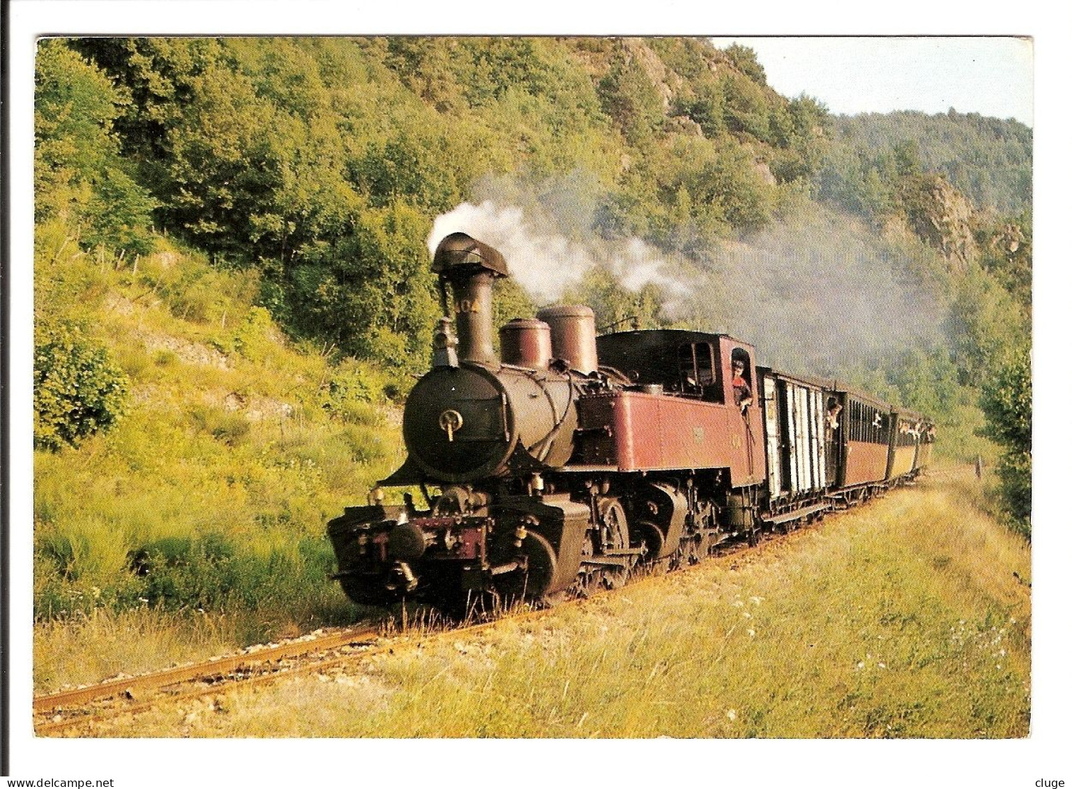 07 - Ligne TOURNON - LAMASTRE  - Chemin De Fer Du Vivarais - Train à Vapeur Pour Lamastre - Tournon