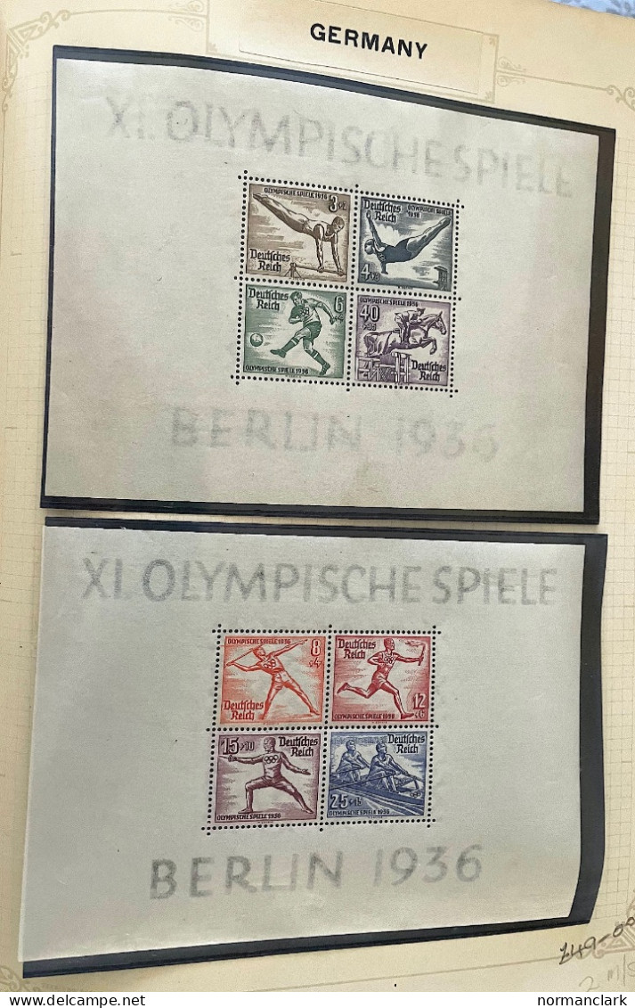 GERMANY 1899-1990 SMALL M/U COLLECTION WITH MANY USEFUL INCL OLYMPICS (280 + 5M/S)