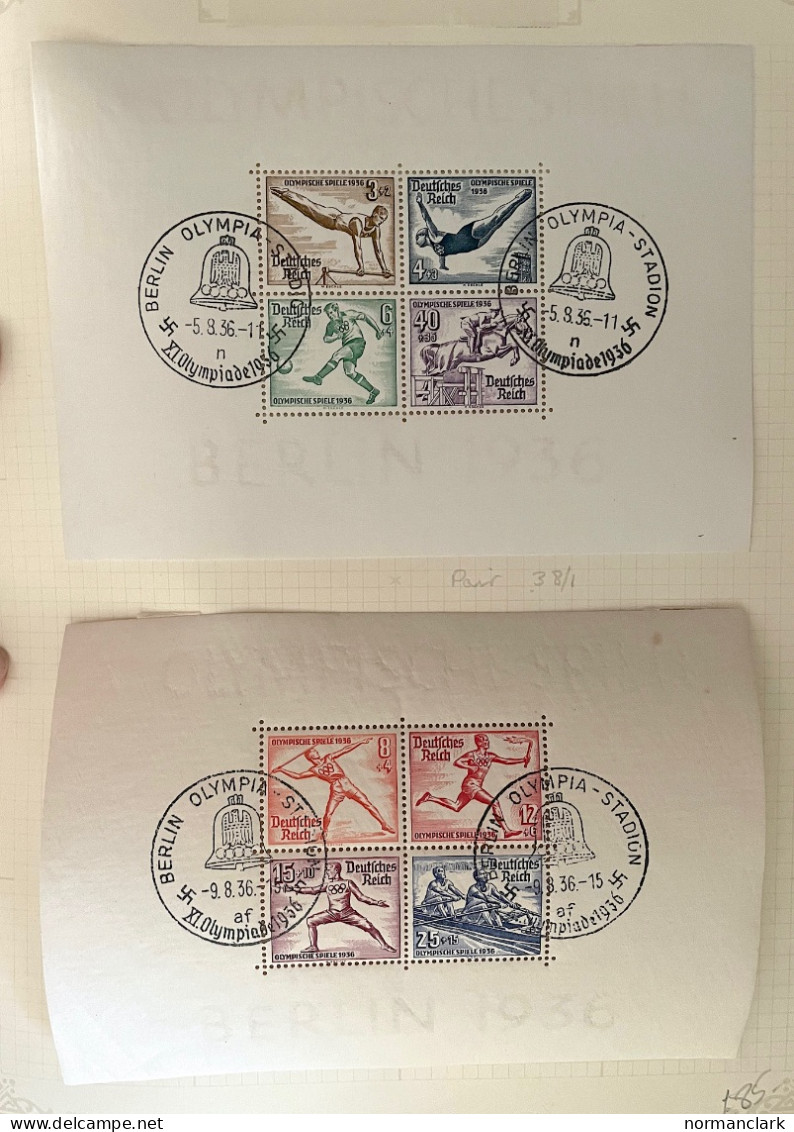 GERMANY 1899-1990 SMALL M/U COLLECTION WITH MANY USEFUL INCL OLYMPICS (280 + 5M/S)