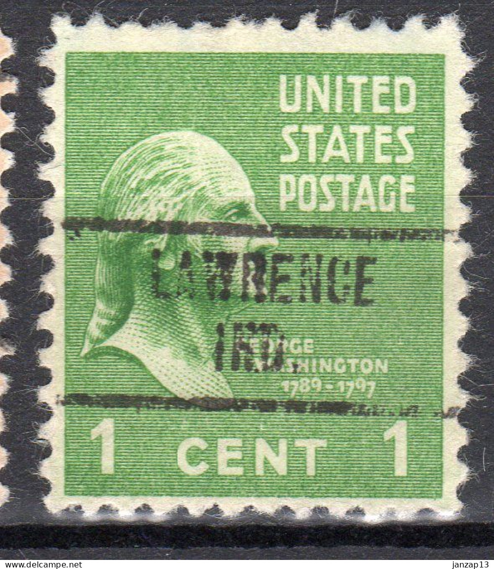 MM-306; USA Precancel/Vorausentwertung/Preo; LAWRENCE (IN), Type 734 - Precancels