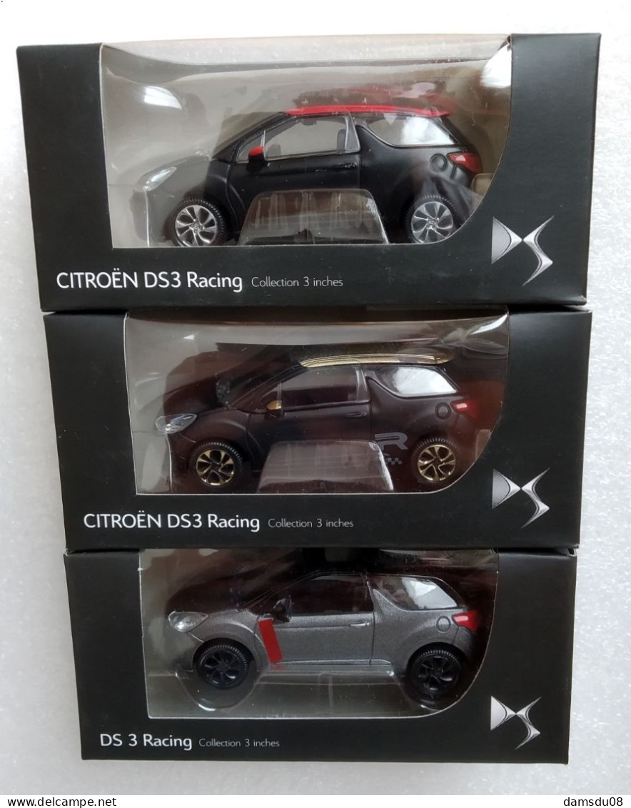 Norev Lot De 3 Citroen DS3 Racing 3 Pouces En Boite - Norev