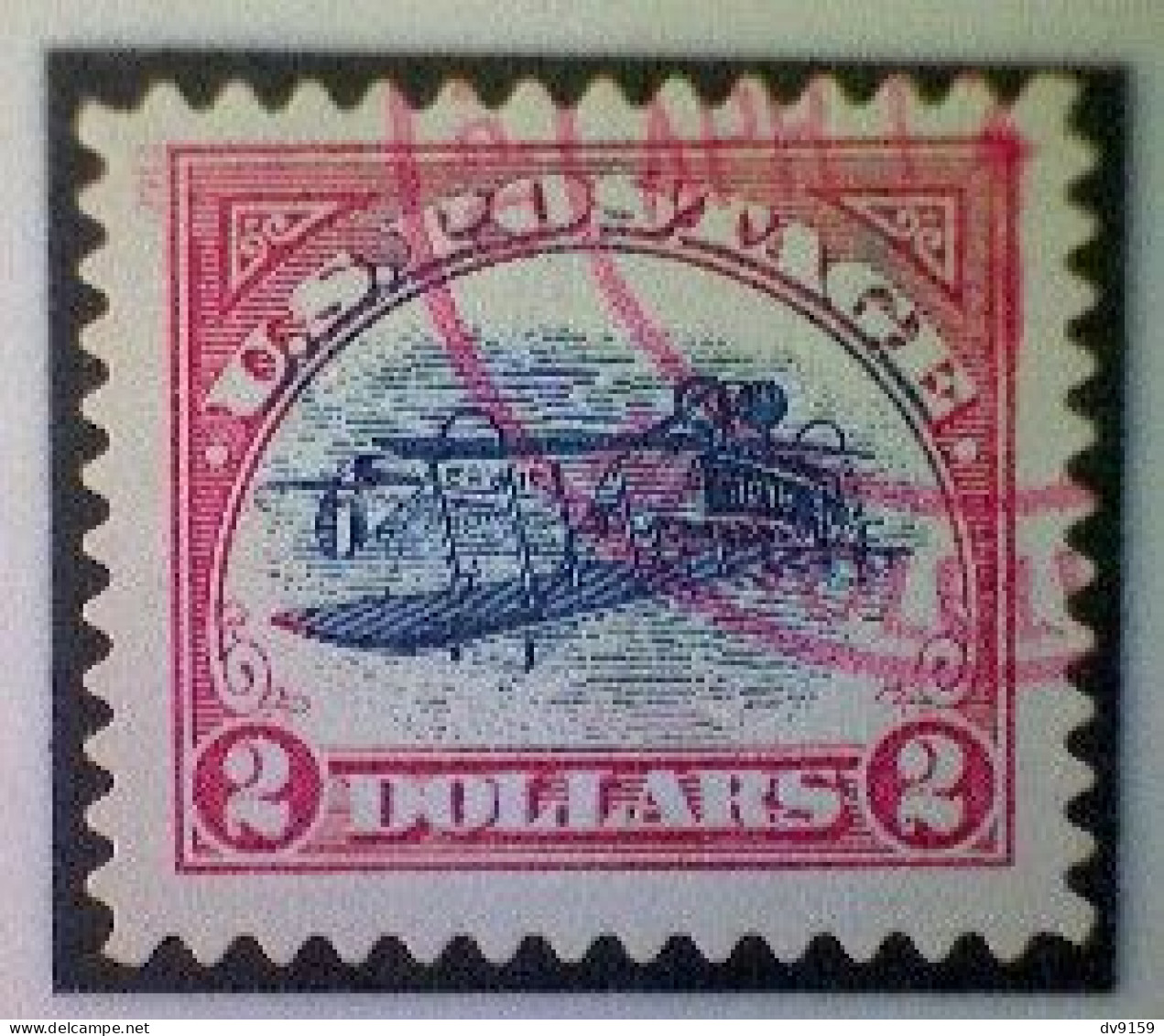 United States, Scott #4806a, Used(o), 2013, Inverted Jenny, Single, $2, Blue, Black, And Red - Gebruikt