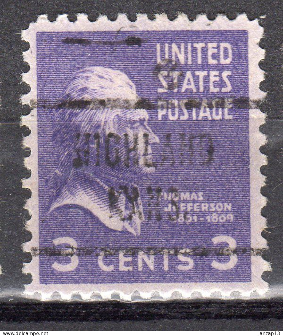 MM-381; USA Precancel/Vorausentwertung/Preo; HIGHLAND (KS), Type 721 - Vorausentwertungen