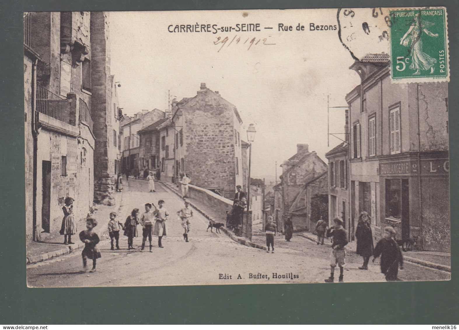 CP - 78 - Carrières-sur-Seine - Rue De Bezons - Carrières-sur-Seine