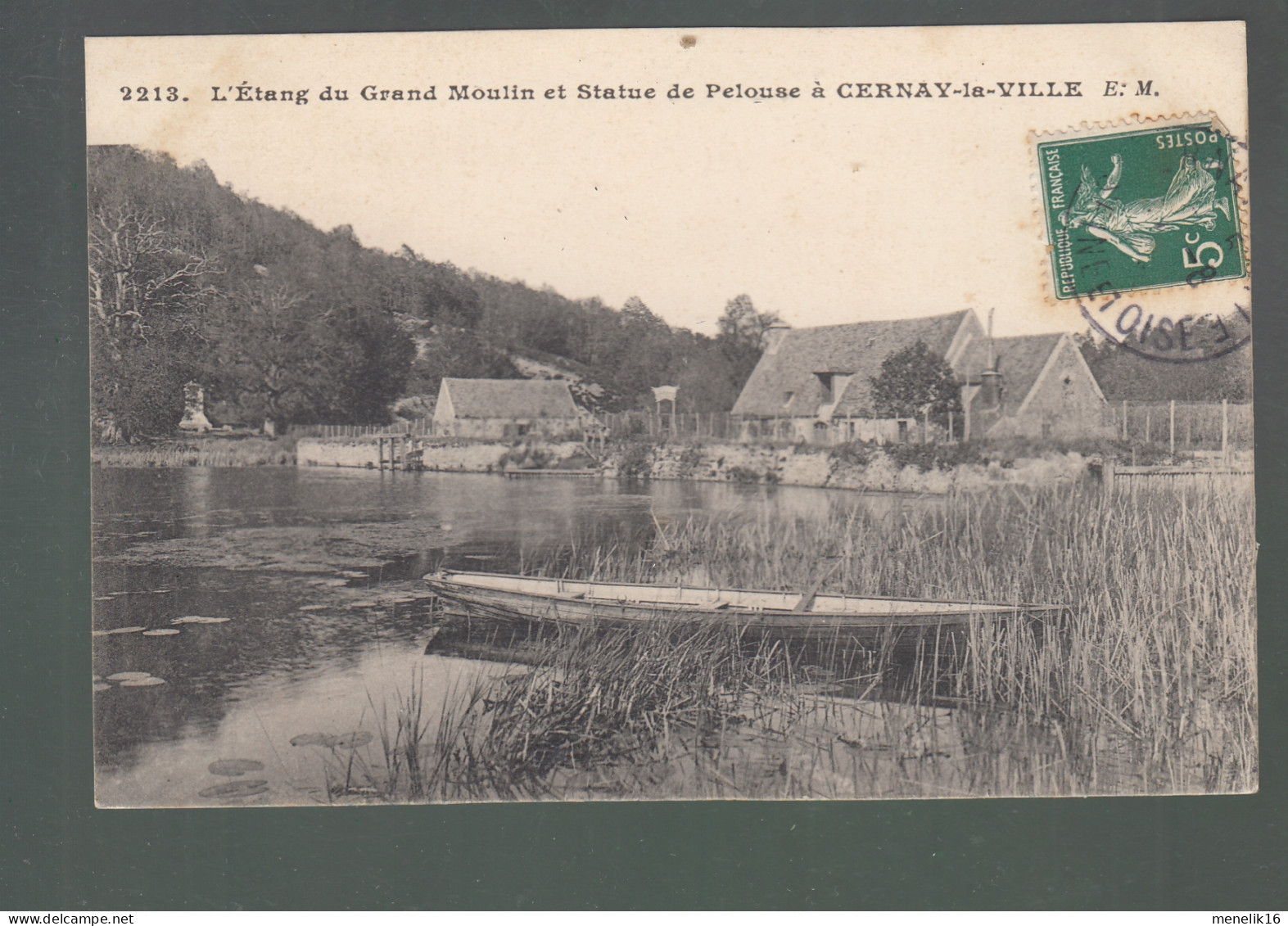 CP - 78 - Cernay-la-Ville - Etang Du Grand Moulin - Statue De Pelouse - Cernay-la-Ville