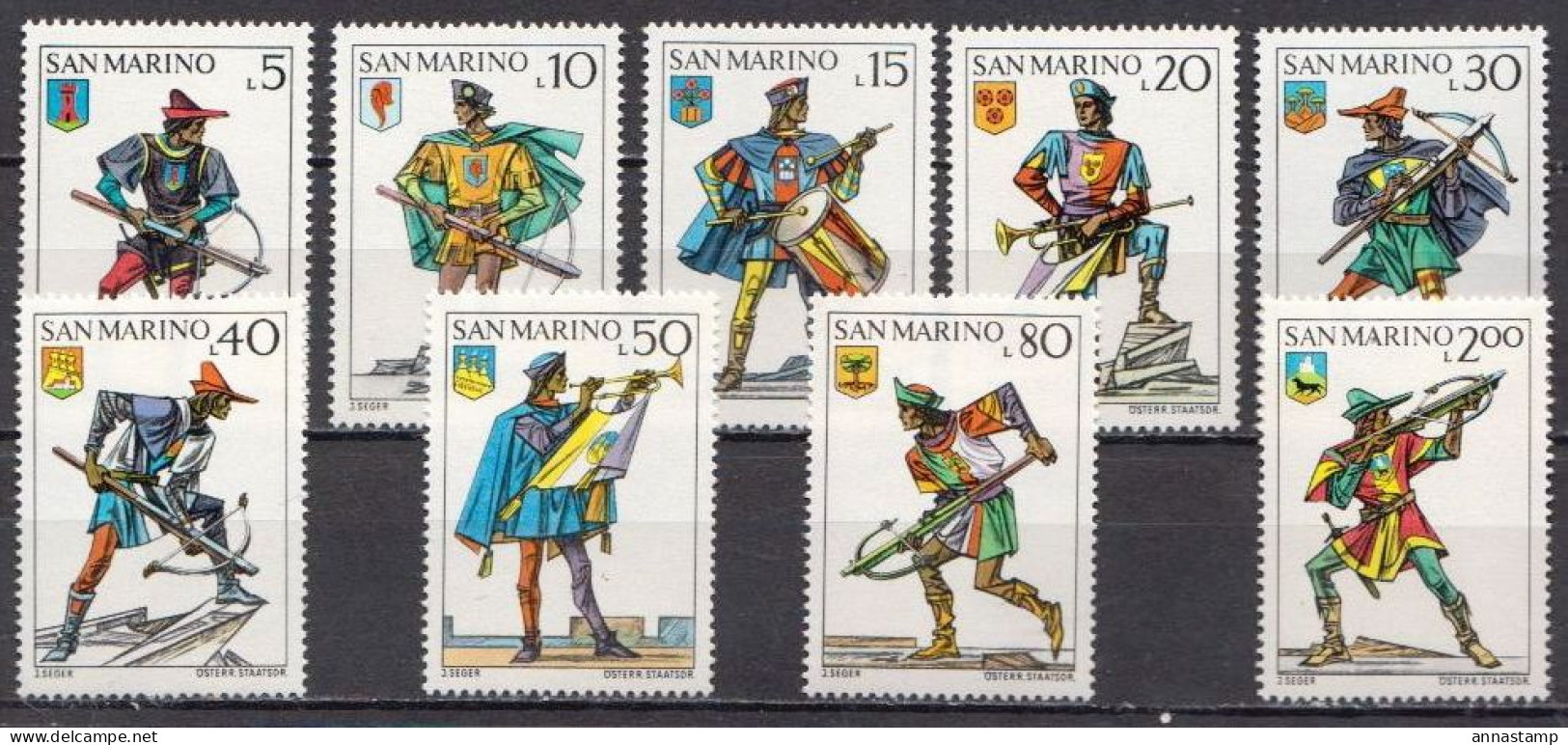 San Marino MNH Set - Militares