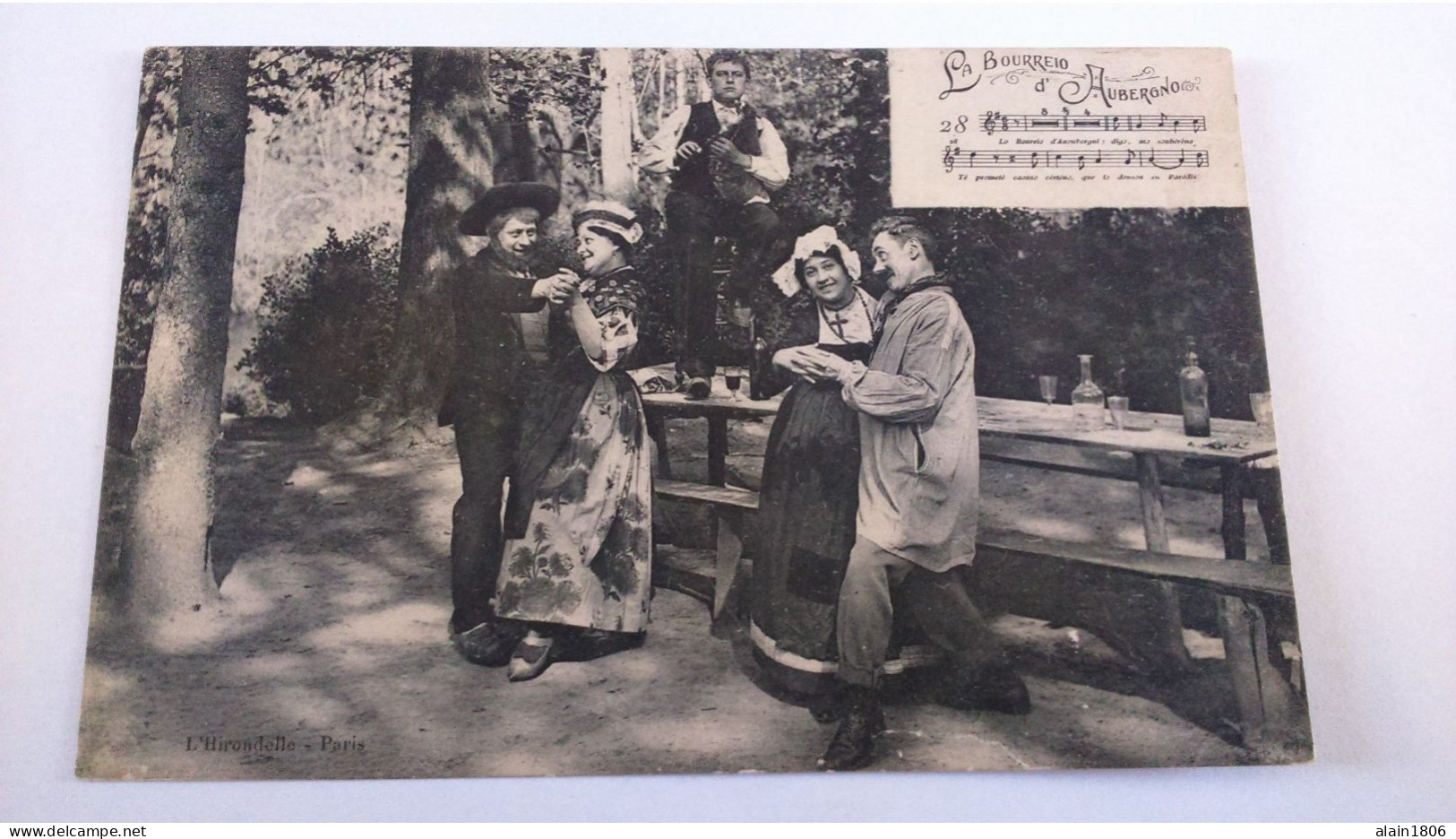 Carte Postale  Ancienne ( AA6 ) Auvergne , La Bourrée - Auvergne