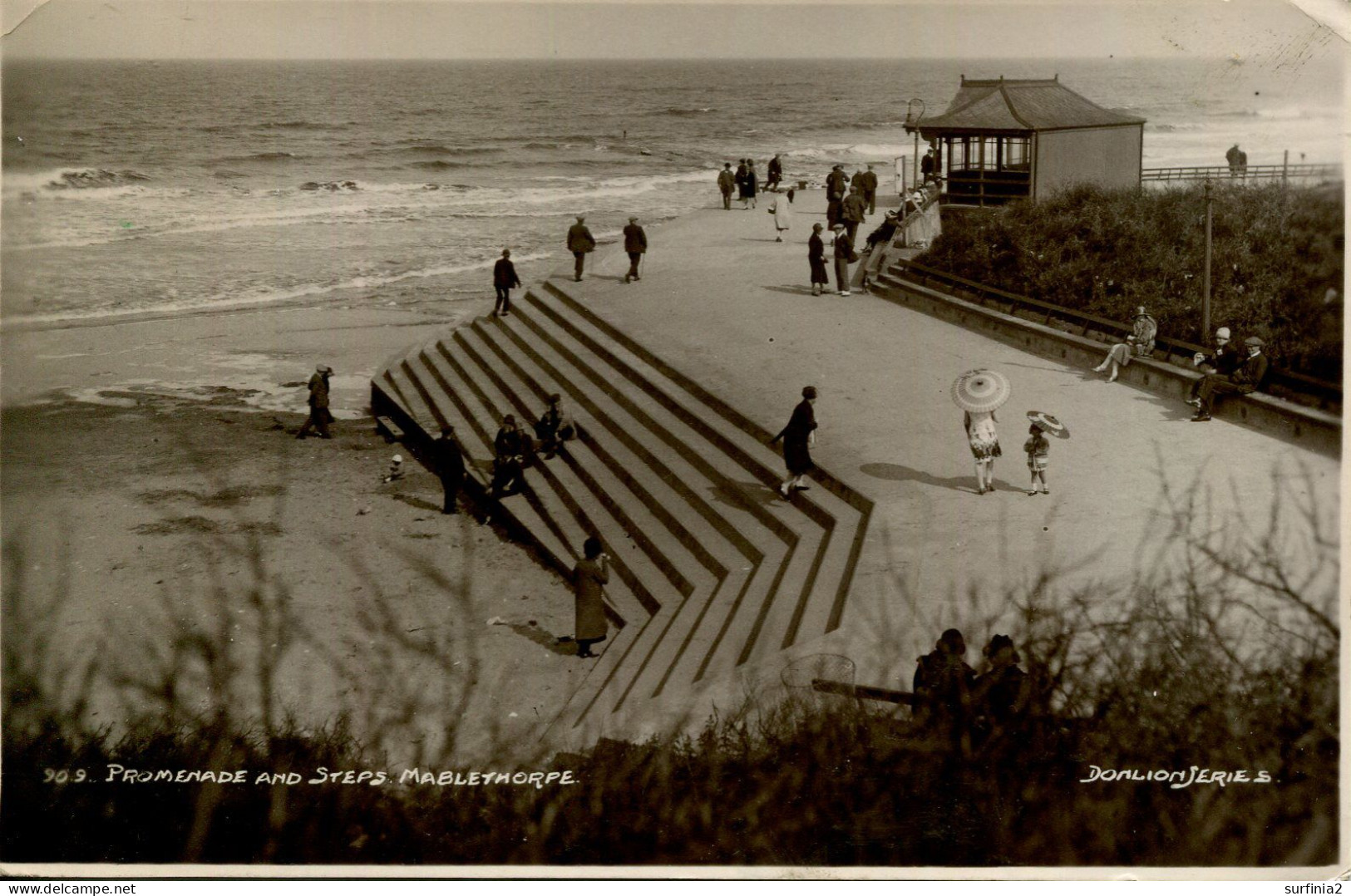 LINCS - MABLETHORPE - PROMENADE AND STEPS RP  Li619 - Other & Unclassified