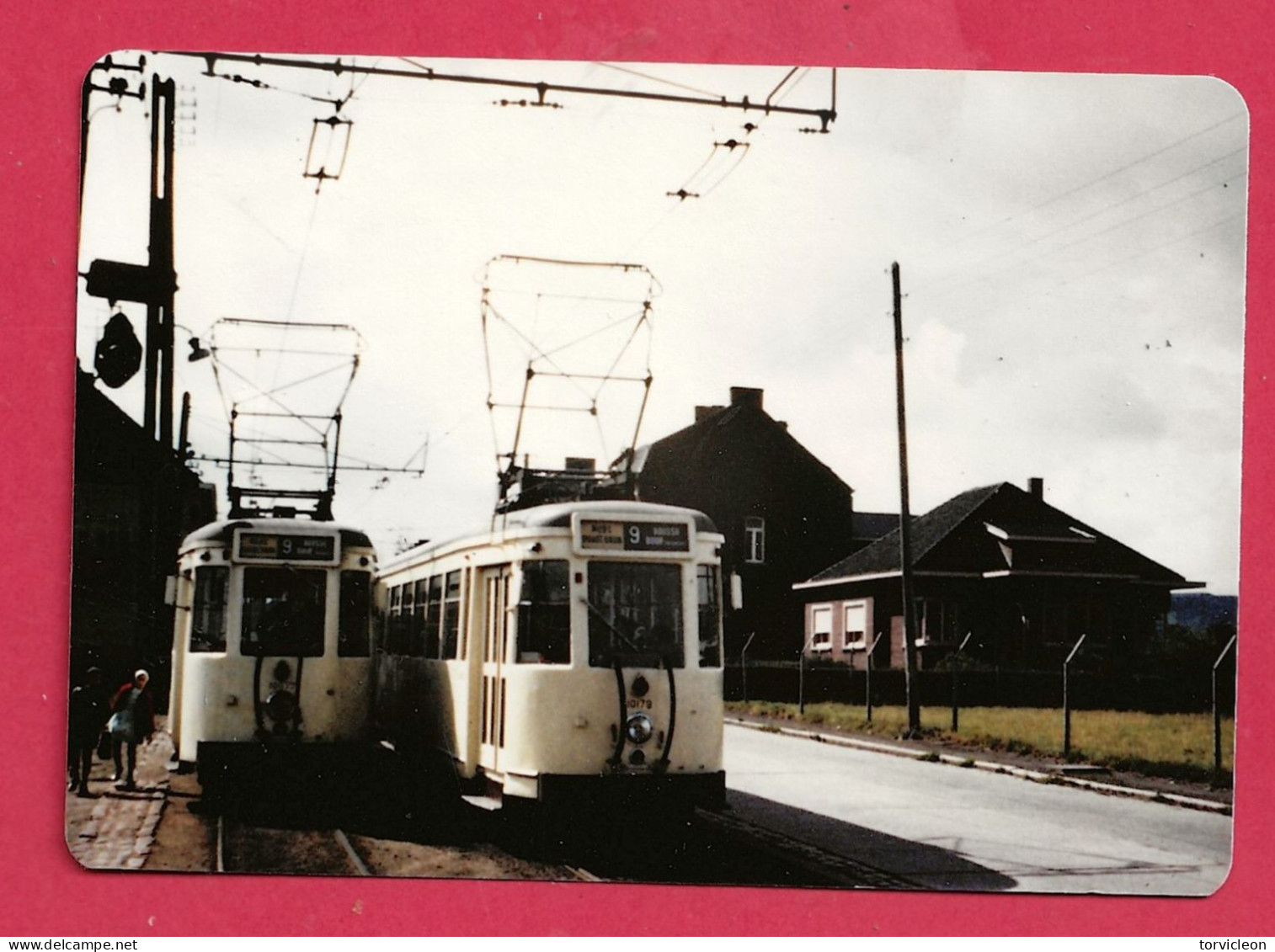Photo  Boussu-Bois  =   Tram  Station - Other & Unclassified