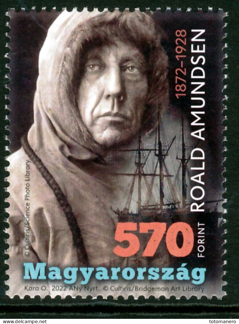 HUNGARY/Ungarn 2022 Roald Amundsen Was Born 150 Years Ago - Set - Eventi E Commemorazioni