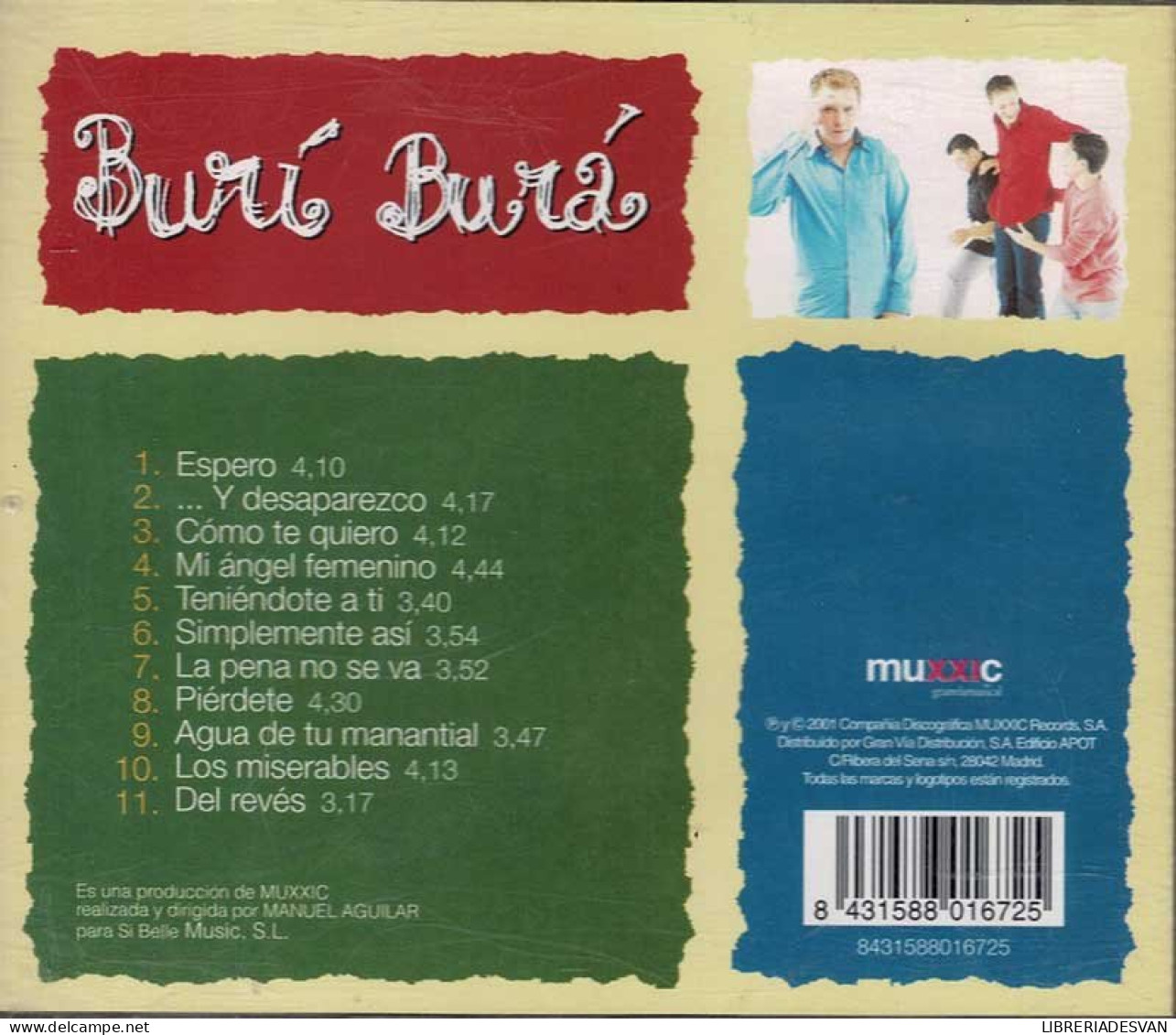 Burí Burá - BurÍ Burá. CD (autografiado) - Otros - Canción Española