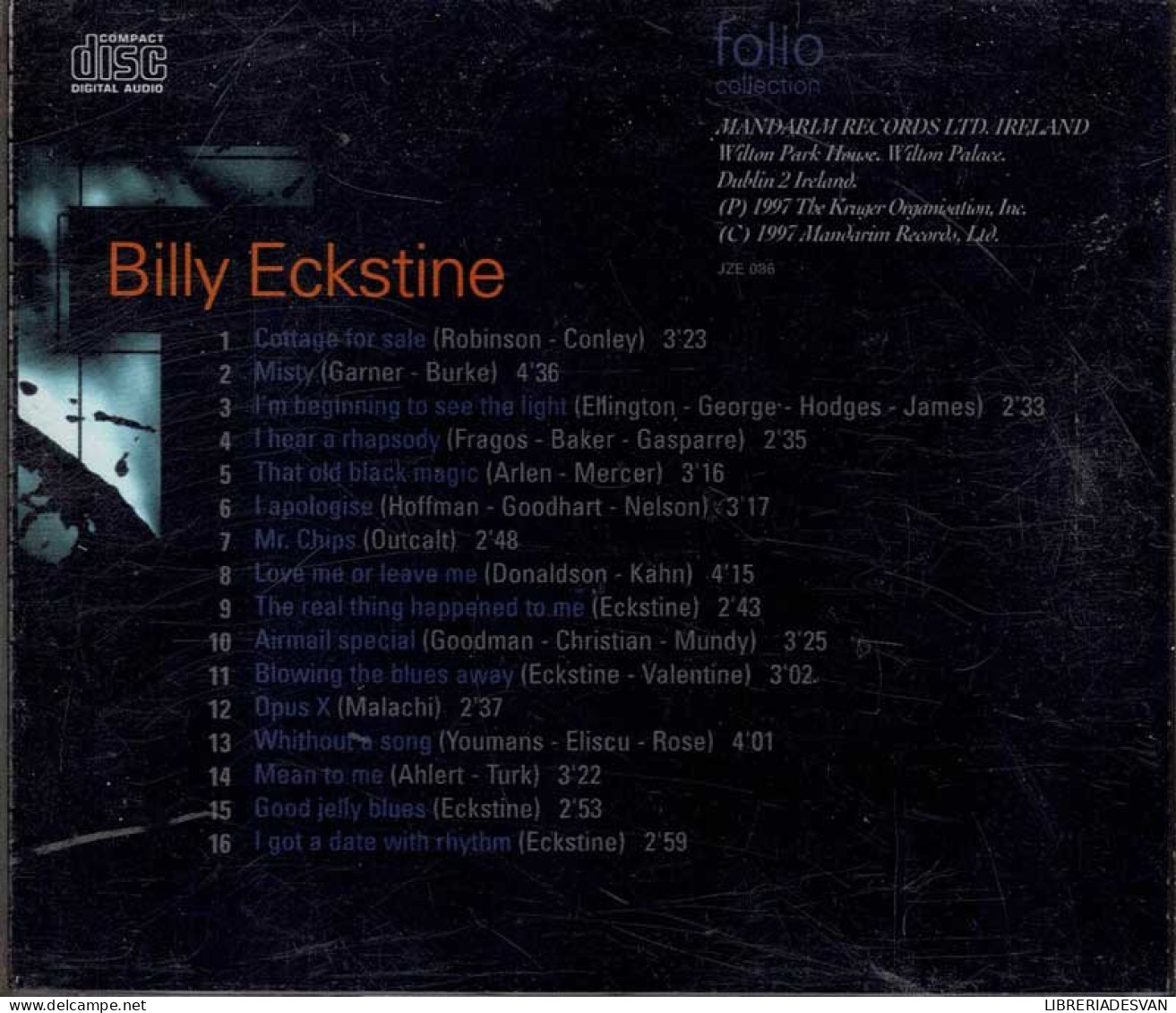 The Jazz Masters 100 Años De Swing. Billy Eckstine. CD - Jazz