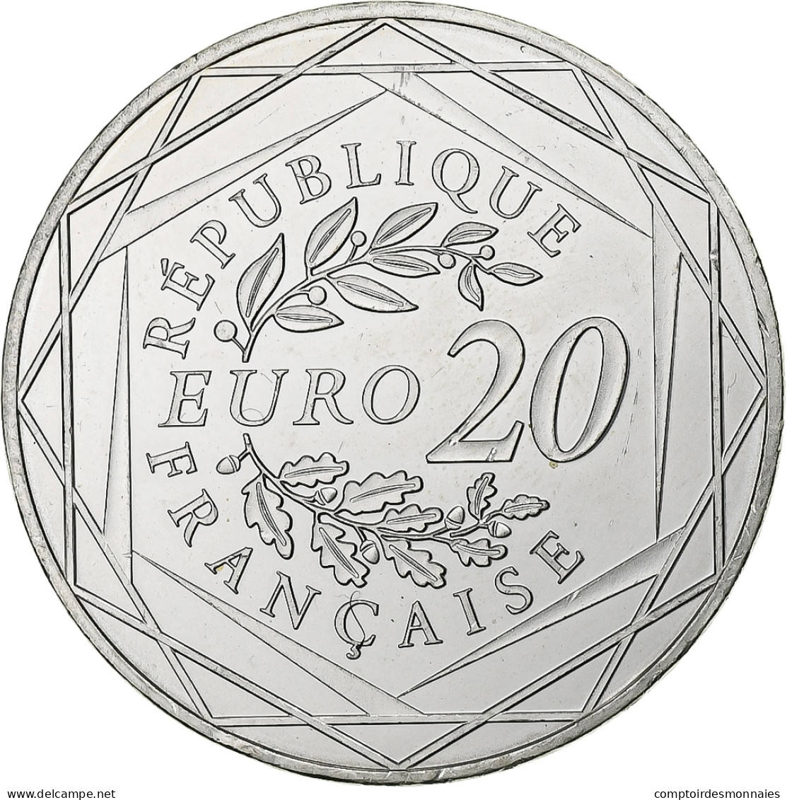 France, 20 Euro, Monnaie De Paris, 2017, Paris, Argent, FDC, KM:New - France