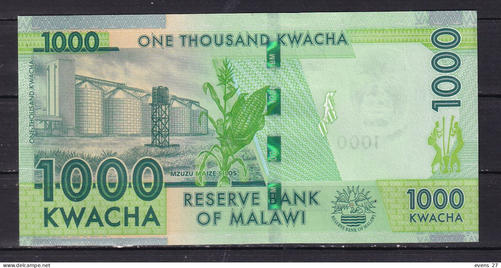 MALAWI-2021-RESERVE BANK OF MALAWI-1000  KWACHA- CR PREFIX-UNCIRCULATED. - Other - Africa