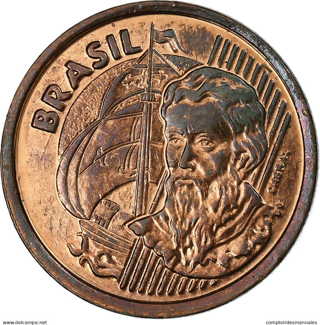 Brésil, Centavo, 1998, Cuivre Plaqué Acier, SUP, KM:647 - Brasilien