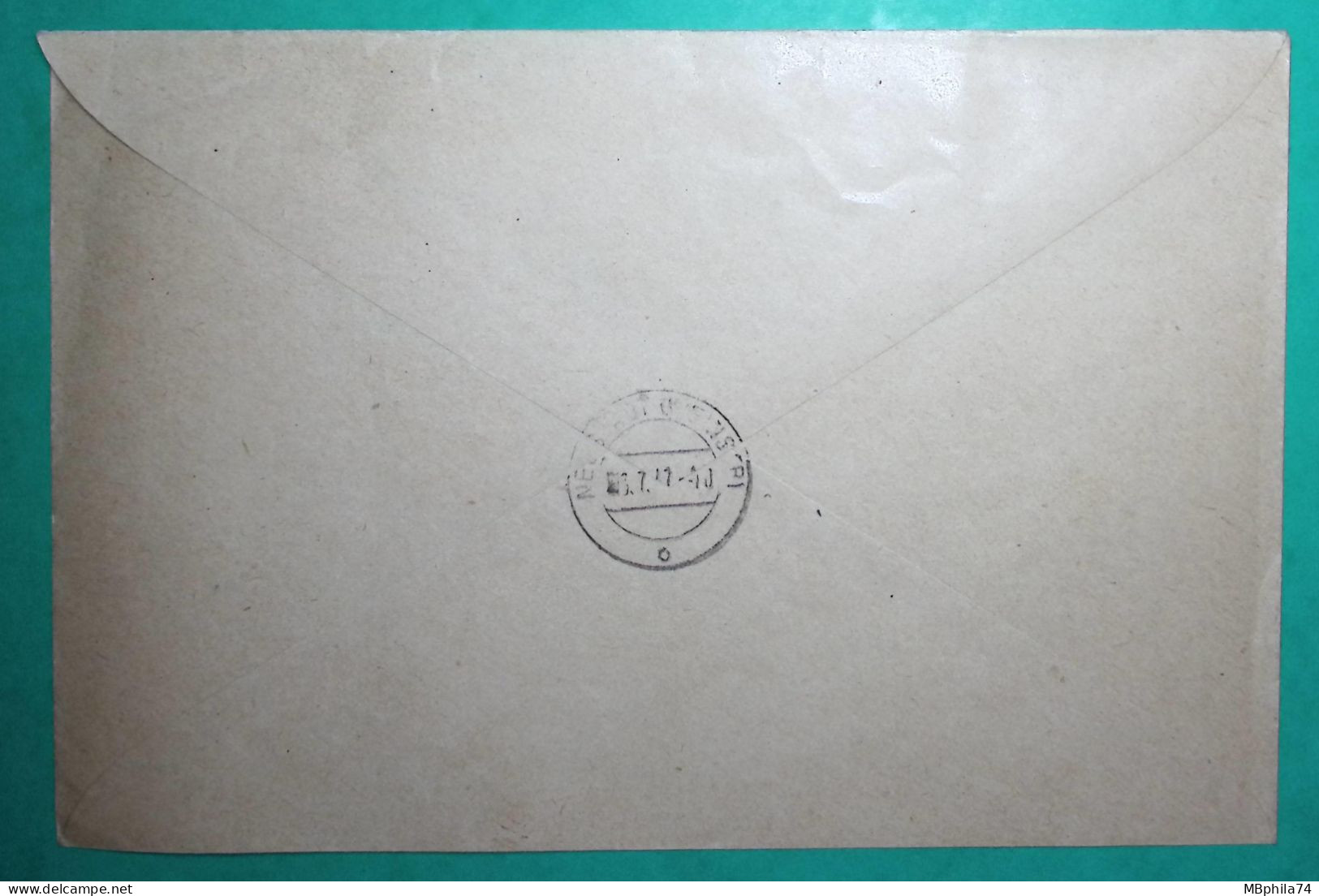 RECOMMANDE EINSCHREIBEN SARRE SAARBRÜCKEN 2 + 12 + 25 + 50 + 75 PF POUR FOR NEUSTADT 1947 COVER - Briefe U. Dokumente