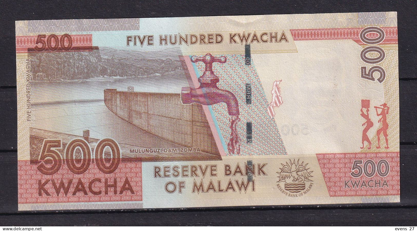 MALAWI-2020-RESERVE BANK OF MALAWI-  KW500ACHA- BU PREFIX-UNCIRCULATED. - Autres - Afrique