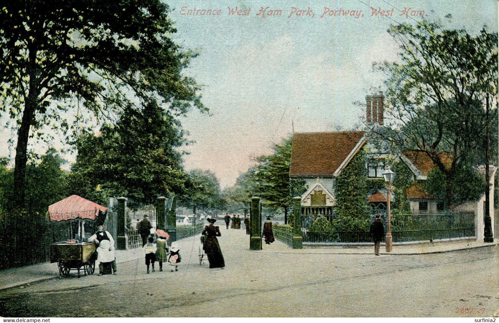 LONDON - WEST HAM - ENTRANCE WEST HAM PARK, PORTWAY  Lo1695 - London Suburbs