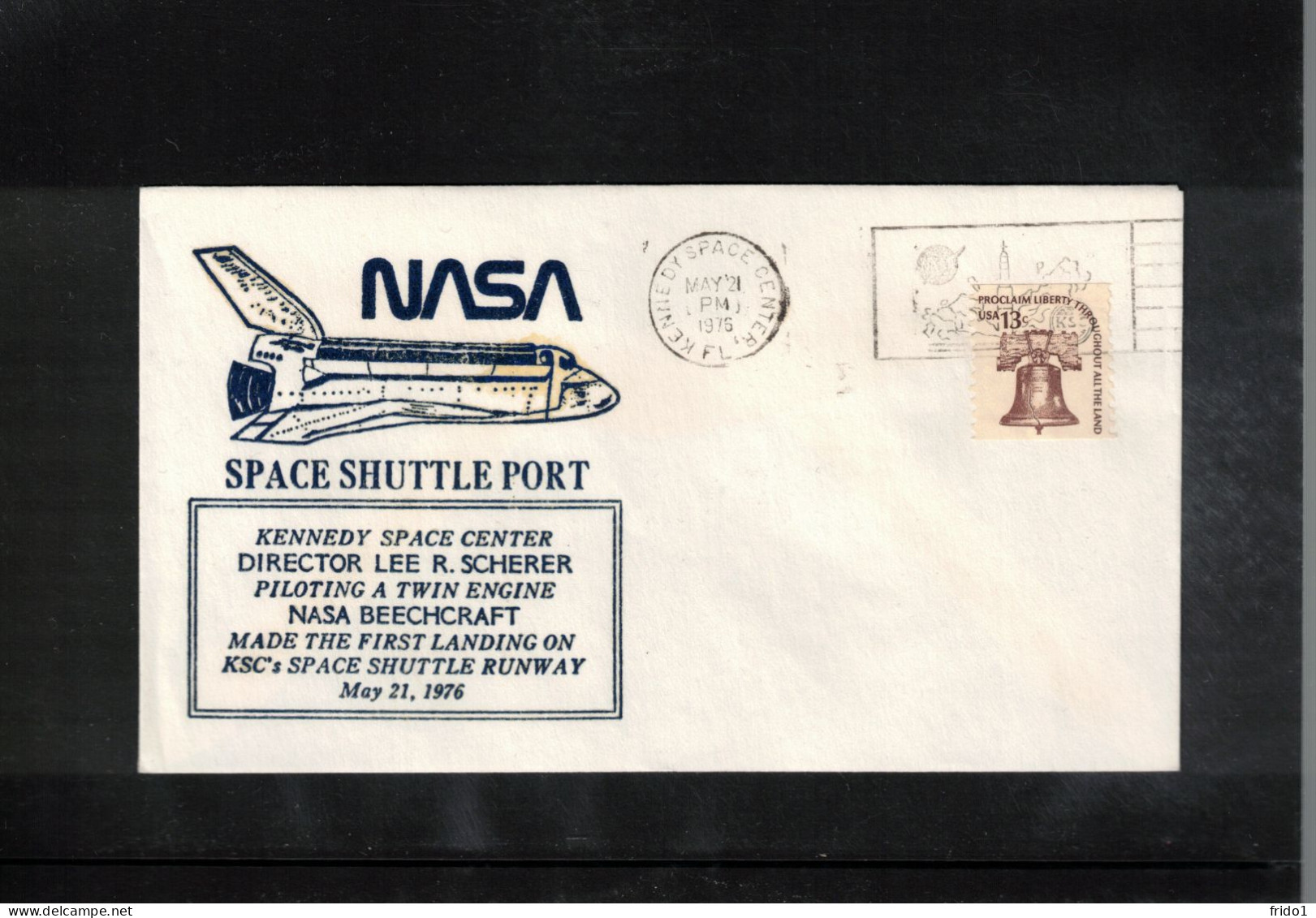 USA 1976 Space / Weltraum NASA Space Shuttle Port Interesting Cover - USA