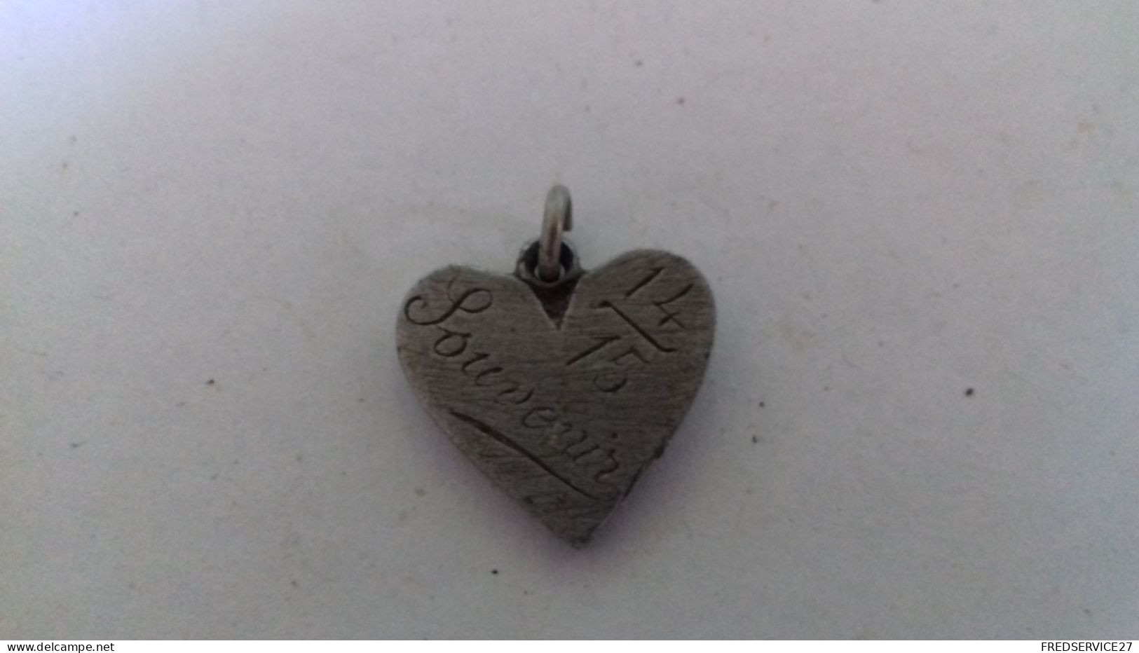 B17 /  PENDENTIF COEUR SOUVENIR 1914 1915 - Pendenti